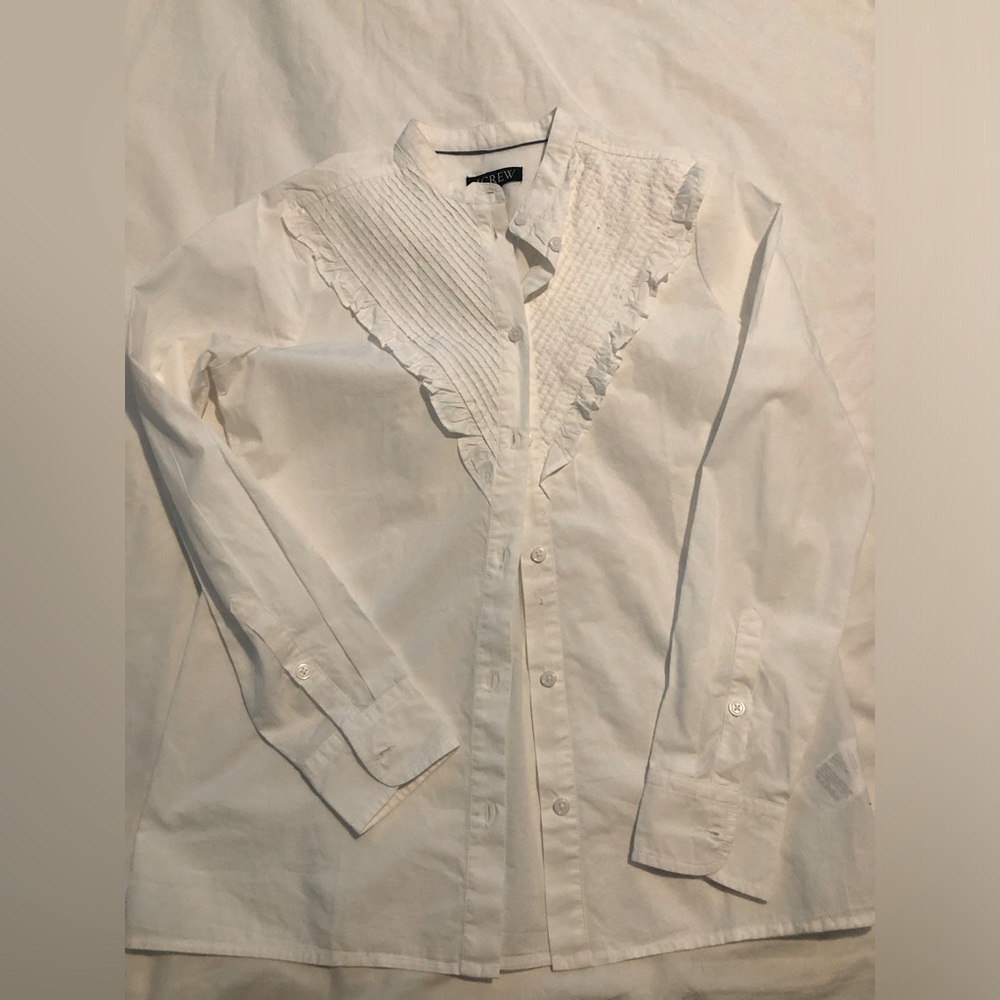 J.crew blouse white EUC